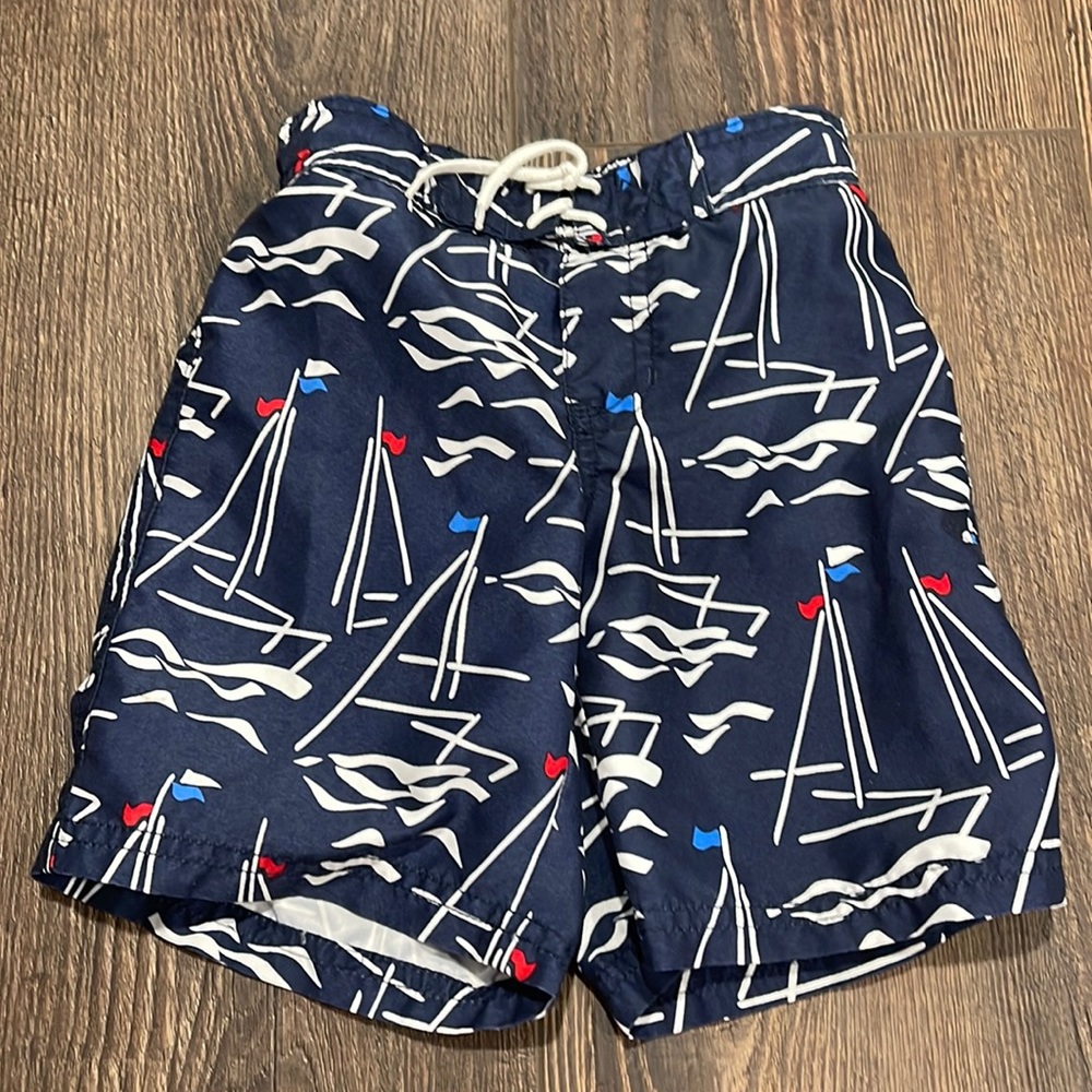 Janie and jack boys sailboat print bathing suit